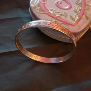 Brighton Canal Collection Etched Scrolled Bangle Bracelet